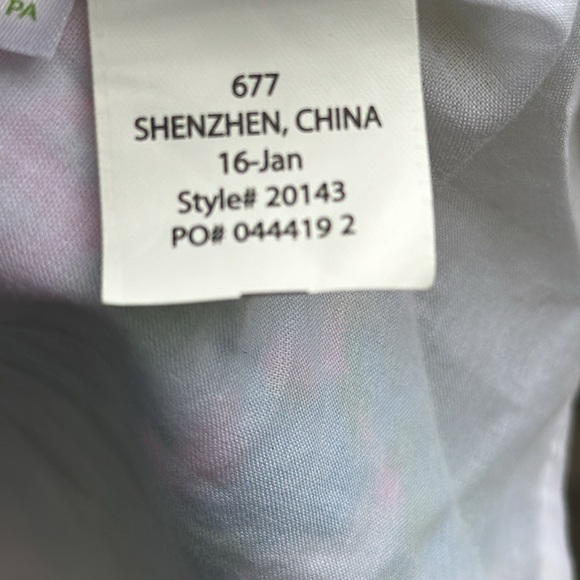 Lilly Pulitzer Raegan Hibiscus Stroll Print Lace Inset Fit & Flare Dress Size 4 - Picture 13 of 13